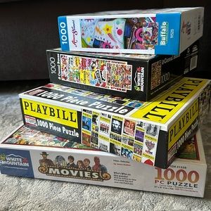 4 1000 Piece Puzzles
